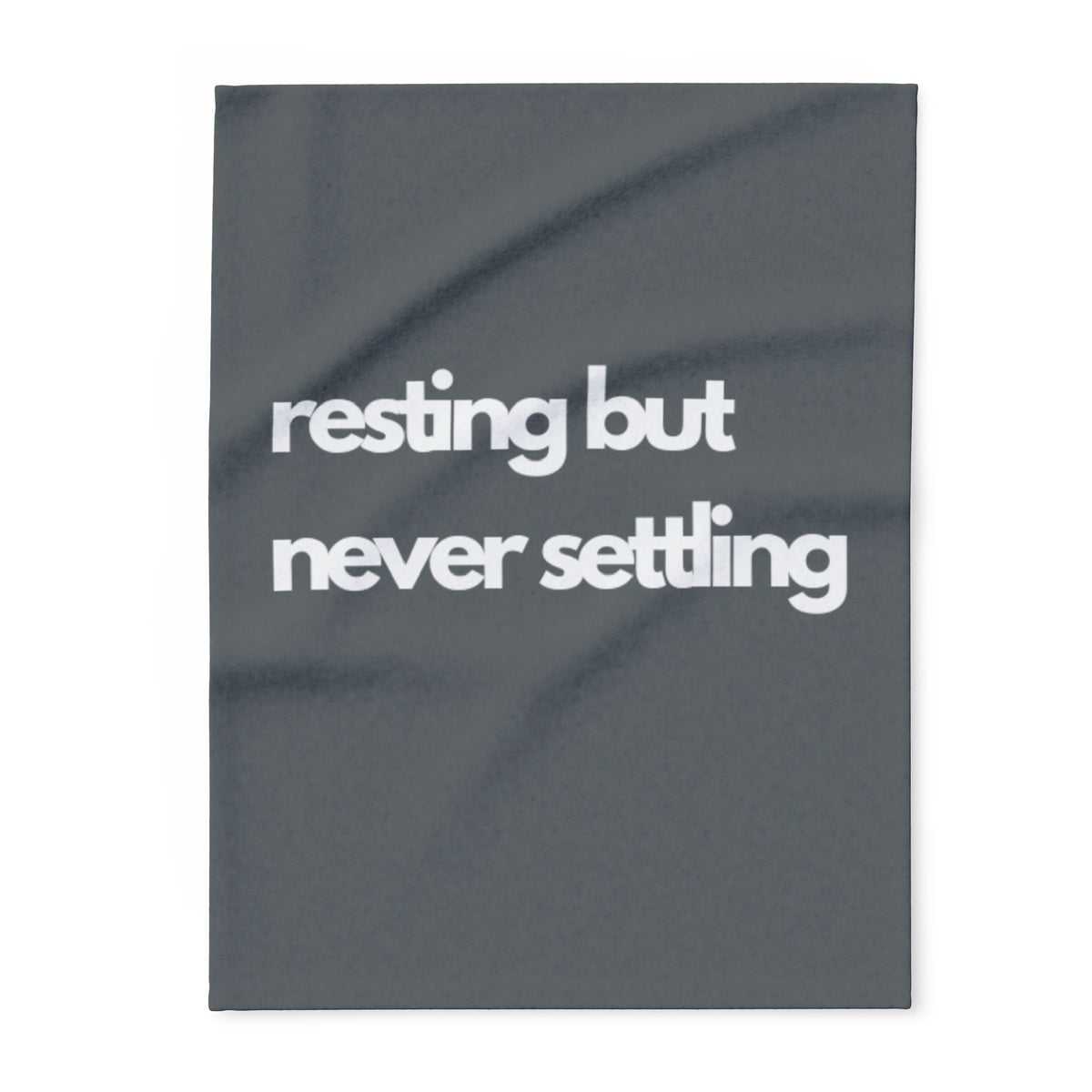 resting but never settling blanket